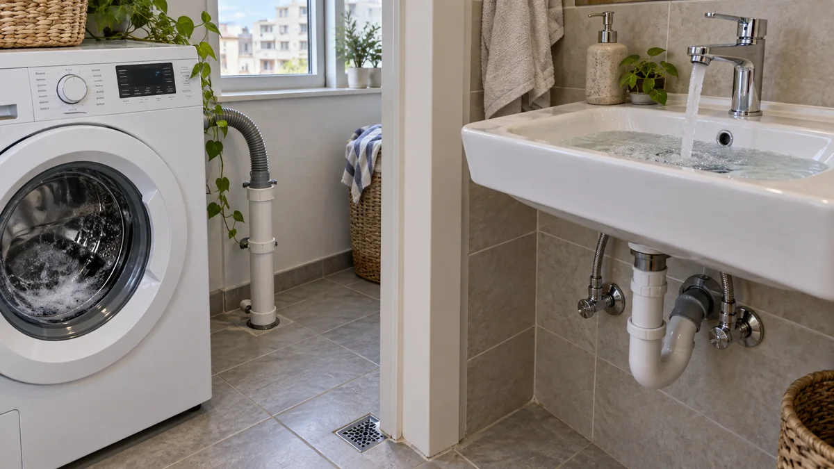 Sink Gurgles When the Washer Drains: What to Check