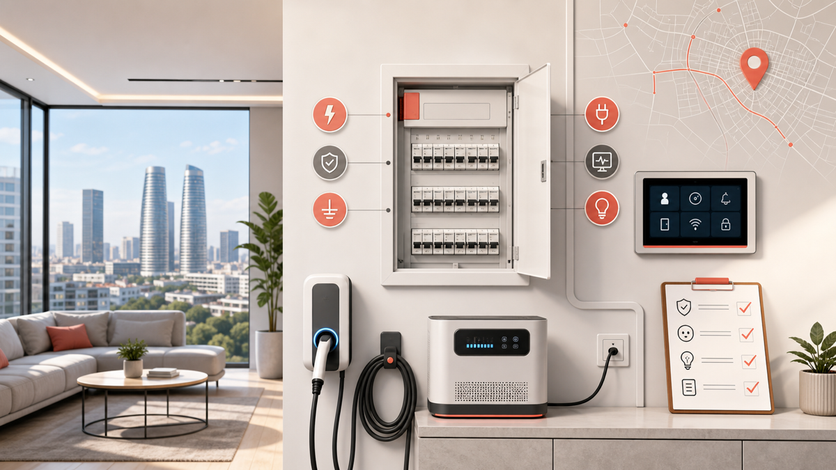 Electrician in Ramat Gan 2026: Towers, TAMA 38, EV Chargers, Panels and Prices