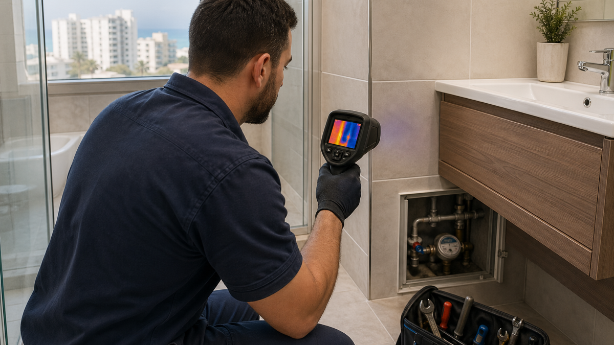 Thermal leak detection in Ashkelon 2026: plumber diagnosis without unnecessary demolition